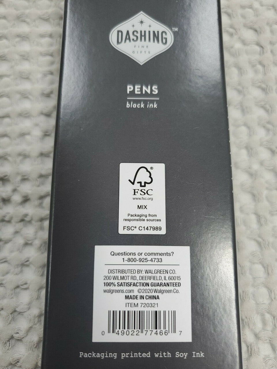 Dashing Fine Gifts Pens Black Ink Box of 2