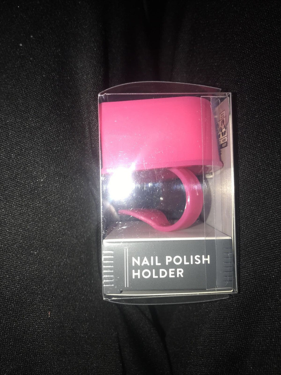 HEART SHAPEHOT PINK WEARABLE NAIL POLISH HOLDER‘ Dashing Fine Gifts