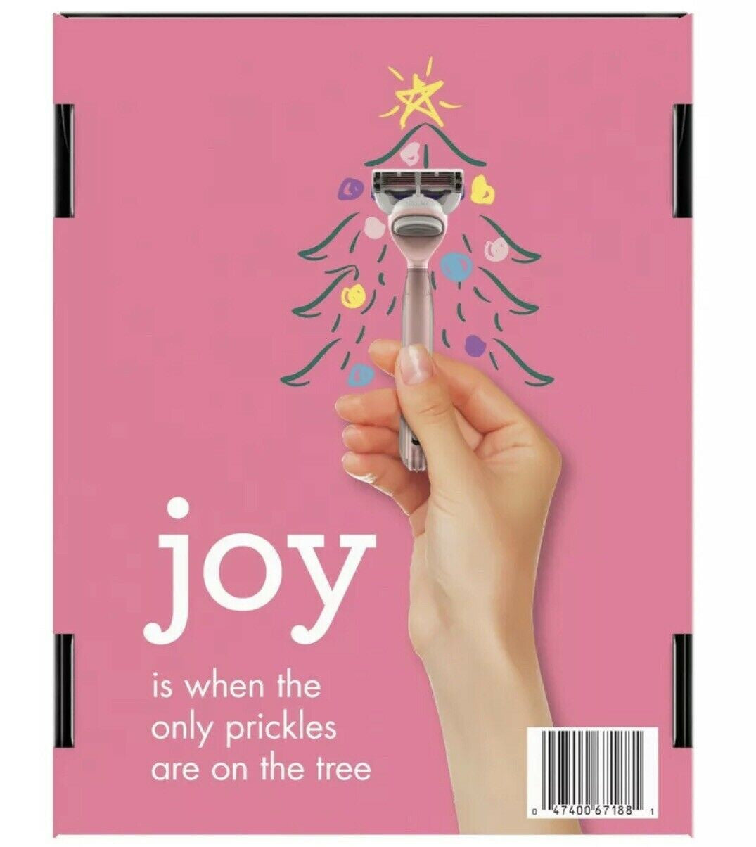 Joy and Glee Women Razor Shaving Care glee Shave gel 1 Razor 2 Cartridges