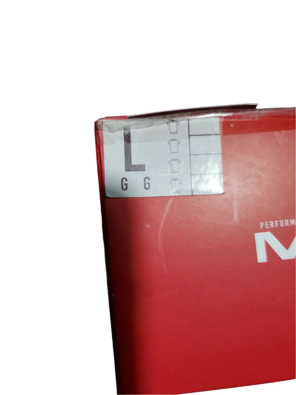 Michael Kors men's 4-pack white cotton crew neck undershirts in red and white packaging, size Large.