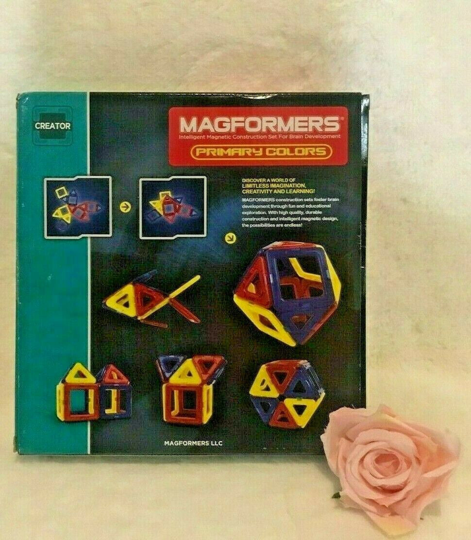 Magformers Set 14 pcs. Primary Colors 3yrs + Triangles and Squares