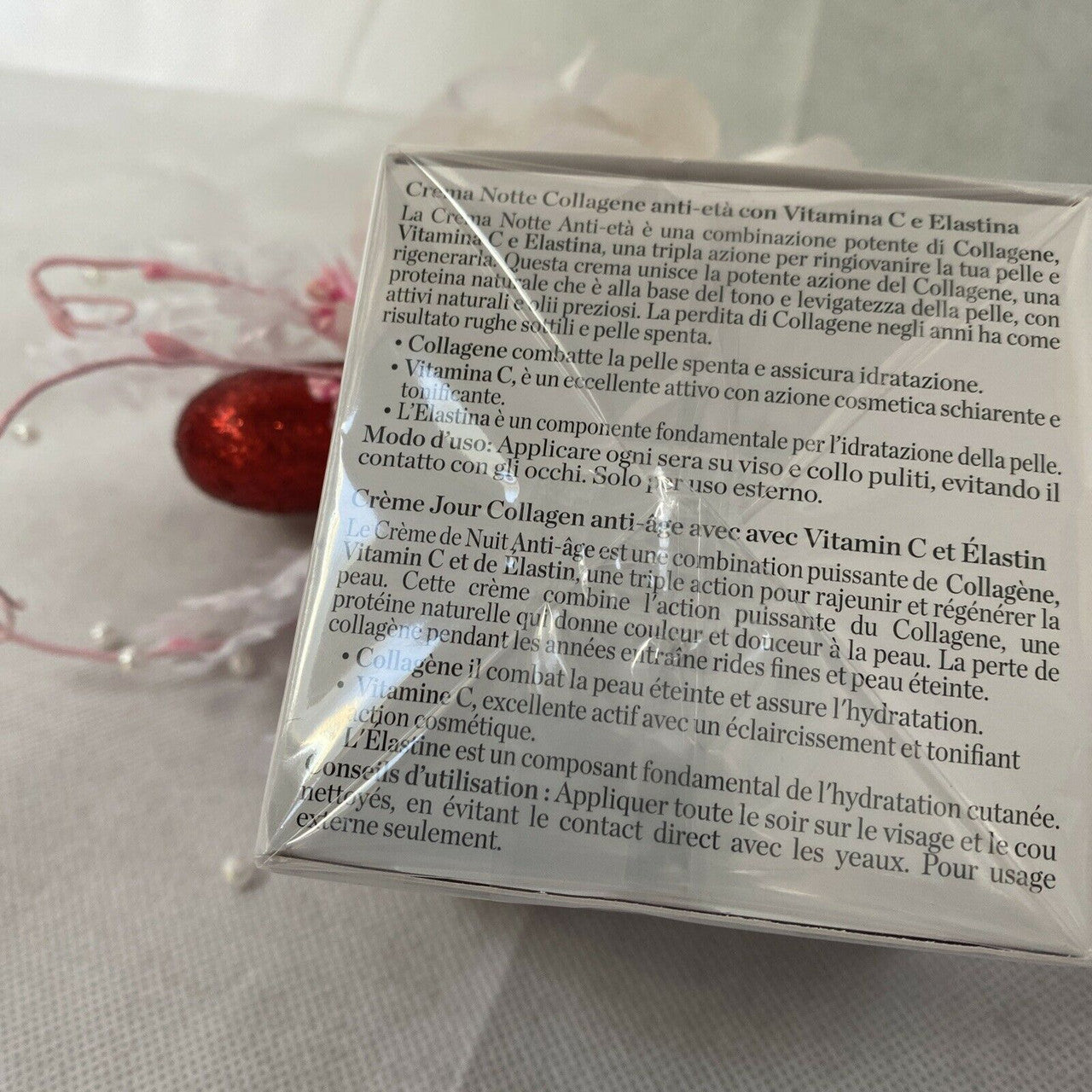 Delfanti Milano Anti-Aging Night Cream Collagen with Vitamin C & Elastin 1.7 oz