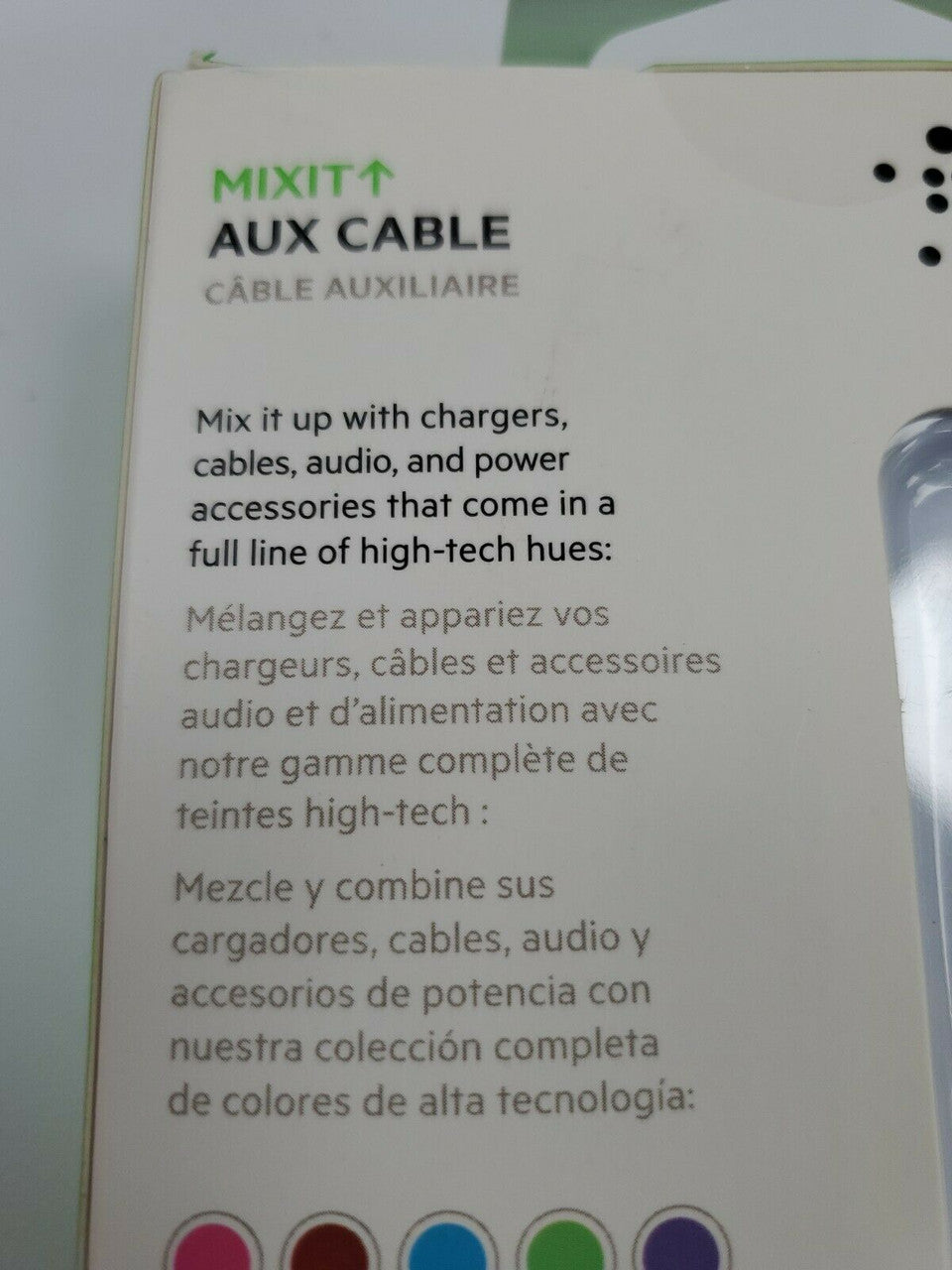 Belkin Mixit AUX Cable 3 ft For Mobile Devices Black Tangle free