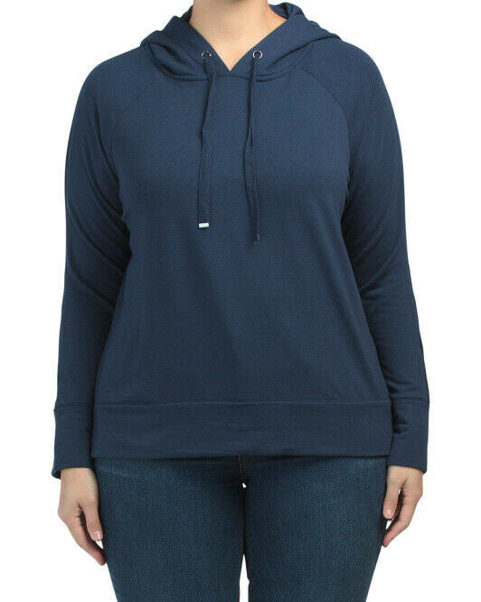 JOCKEY Plus Fleece Hoodie Dark Blue XL (1X) MWT