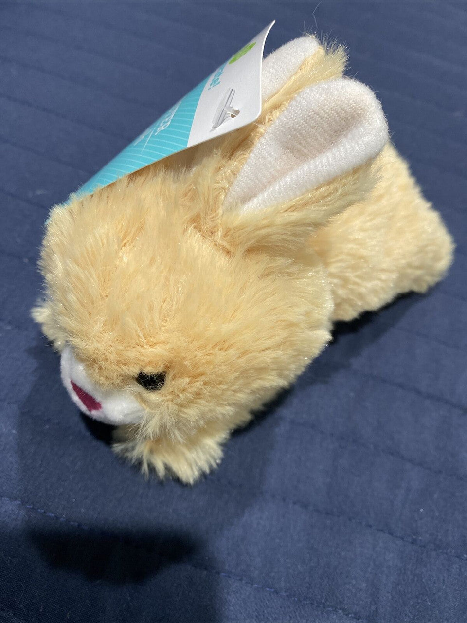 Small Stuffed Beige Bunny