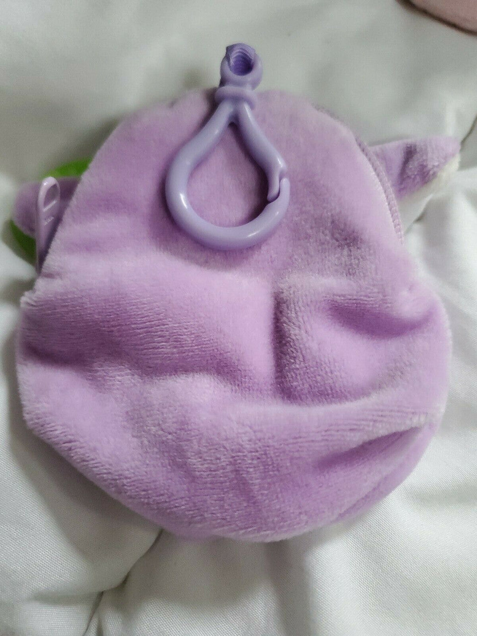 Happy Go Fluffy Baby Bunny Coin Purse & Clip