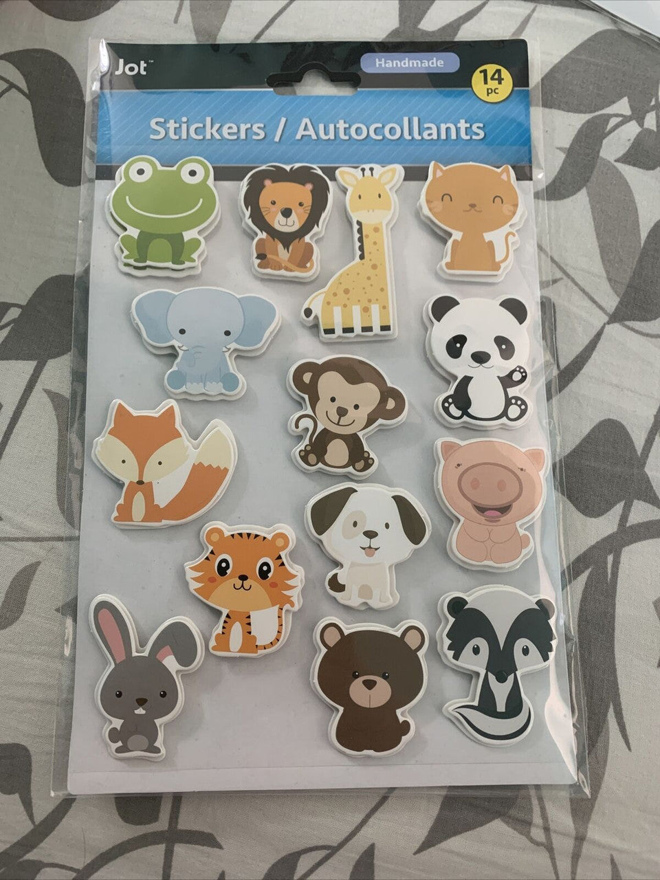 Jot Handmade Pop Out Stickers Autocollants Animals