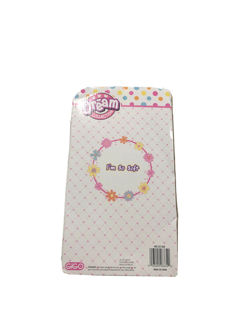 I'M SO SOFT Baby Girl Blue Doll Purple Yellow Fish Dream Collection 12 In.Length