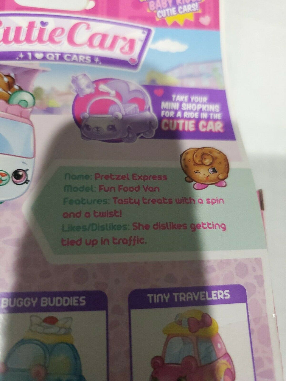 Shopkins Cutie Cars QT3-12 Pretzel Express Series 3