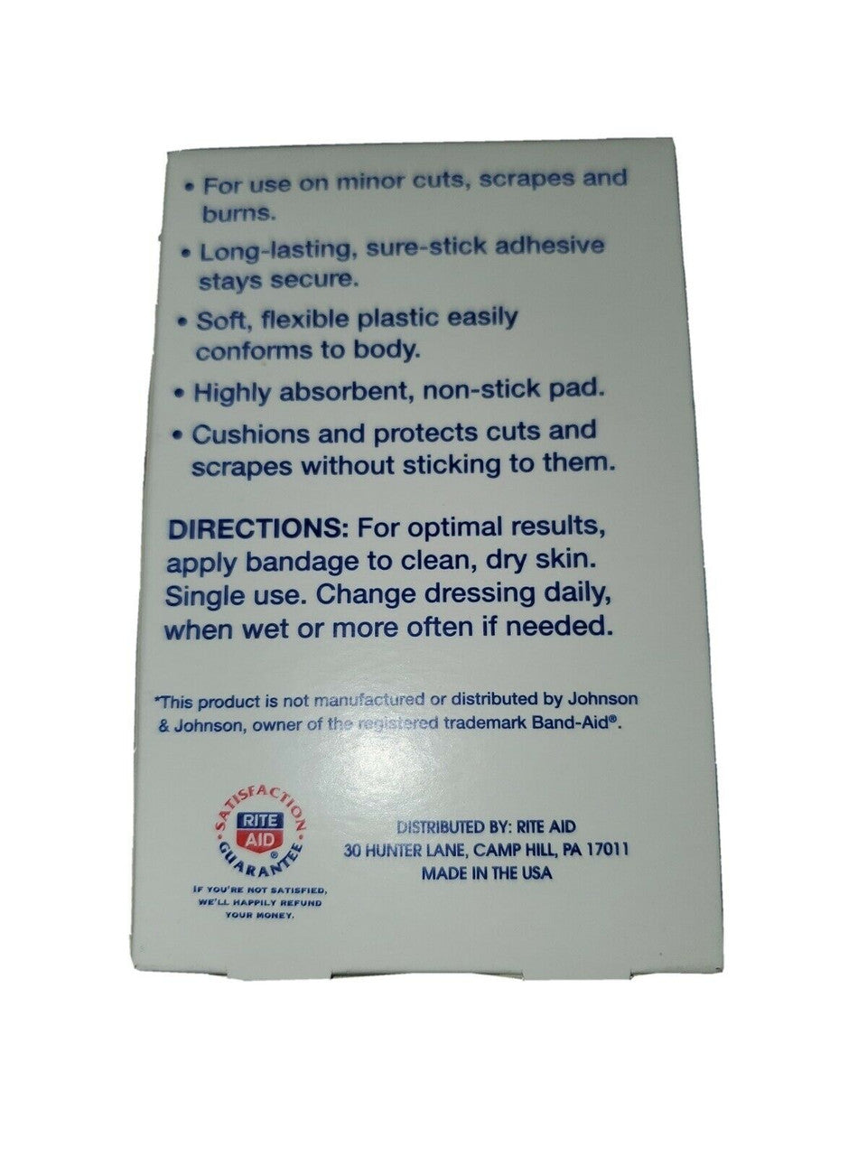 Rite Aid First Aid Sheer 60 Assorted Sizes Sterile Bandages