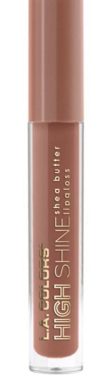 L.A. Colors High Shine Shea Butter Lip Gloss, Dollface 0.14 oz
