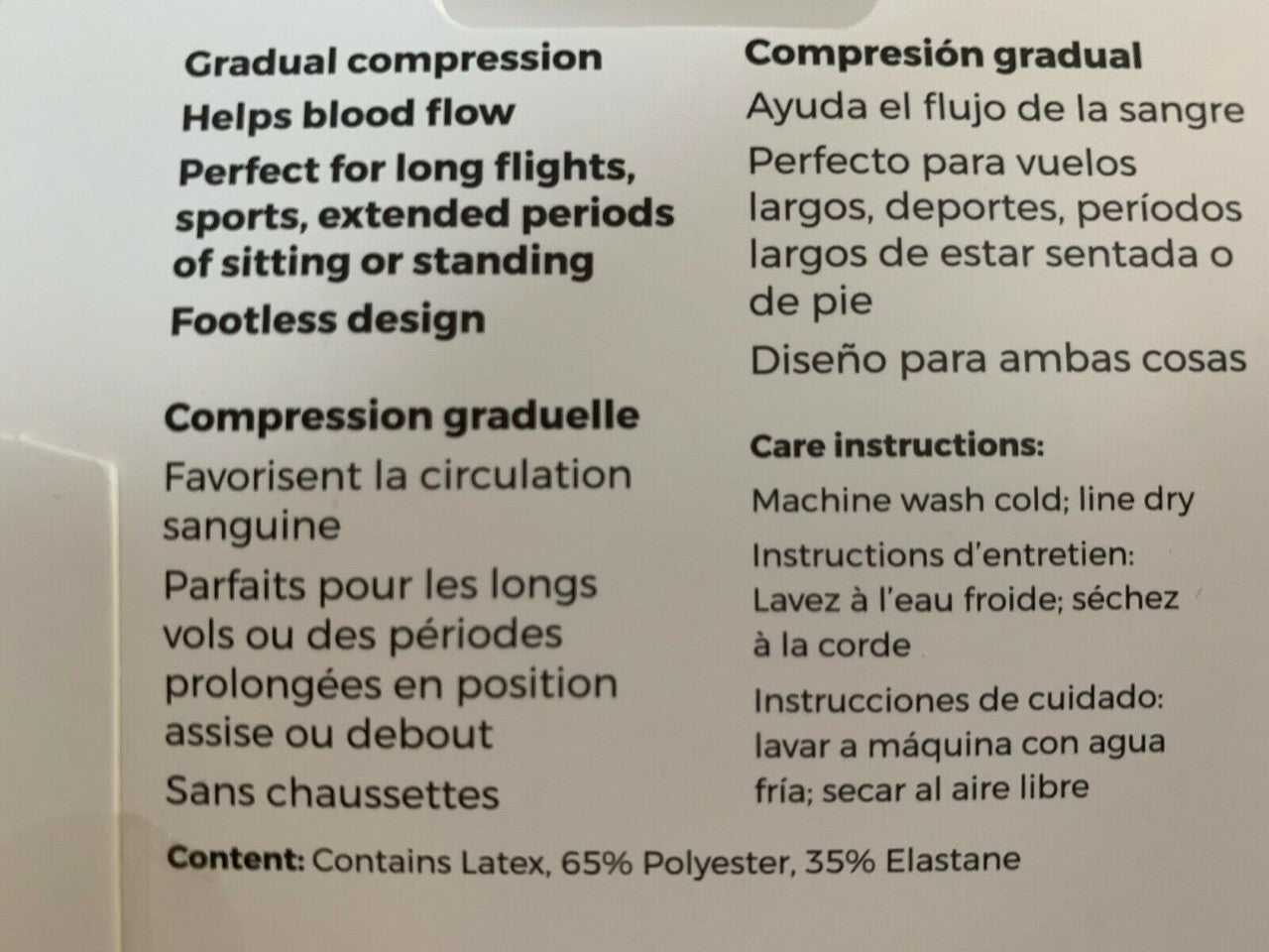 Travelon Compression sleeves Stimulates Blood Circulation Medium