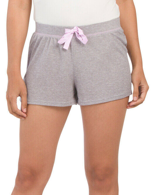 LAURA ASHLEY 2pk Stripe And Solid Pj Shorts Size L