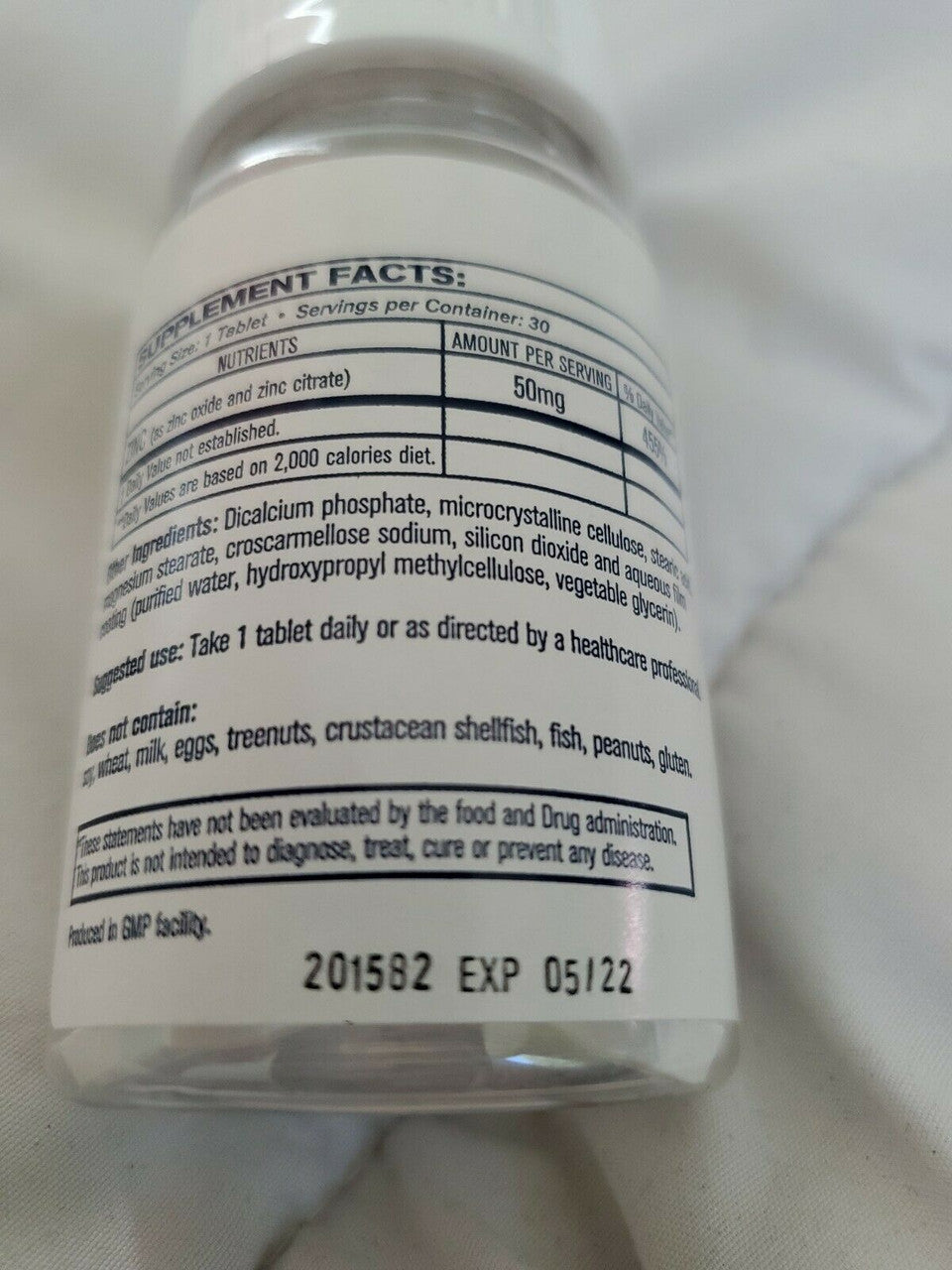 VitaGlobe Zinc 50 Mg 30 Tablets
