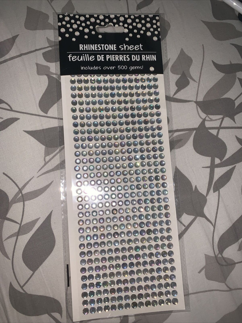 Rhinestone sheet Sticker 500 Gems