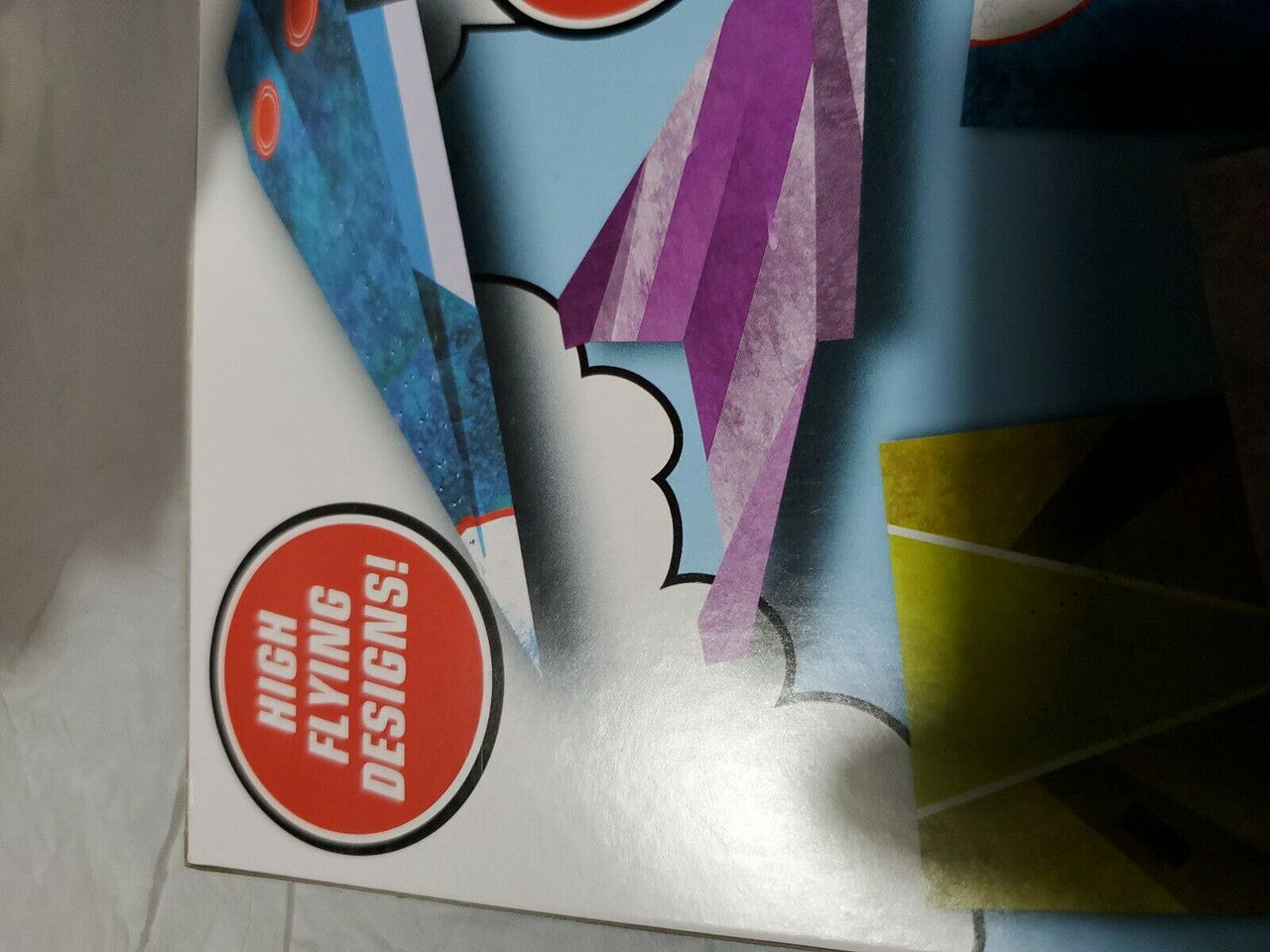 PAPER AIRPLANE 24 COUNT VALENTINES FULL COLOR PRE-DENSINED