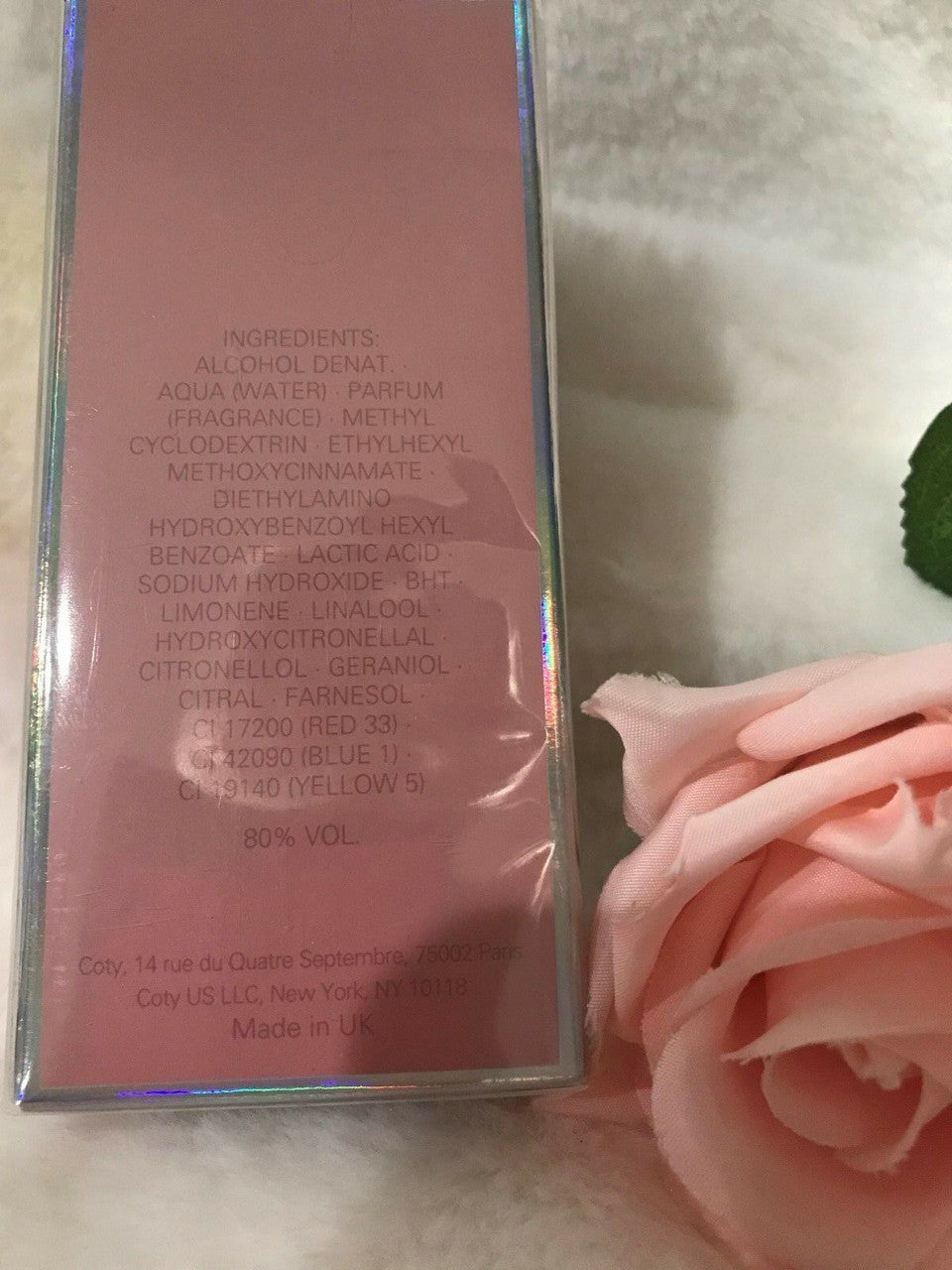 Front and side views of Ma Vie Pour Femme L'eau by Hugo Boss – 1oz / 30ml in pink packaging