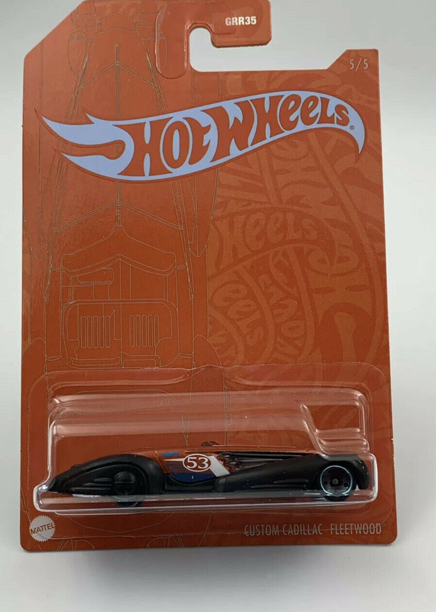Hot Wheels Orange & Blue Series Custom Cadillac Fleetwood 5/5