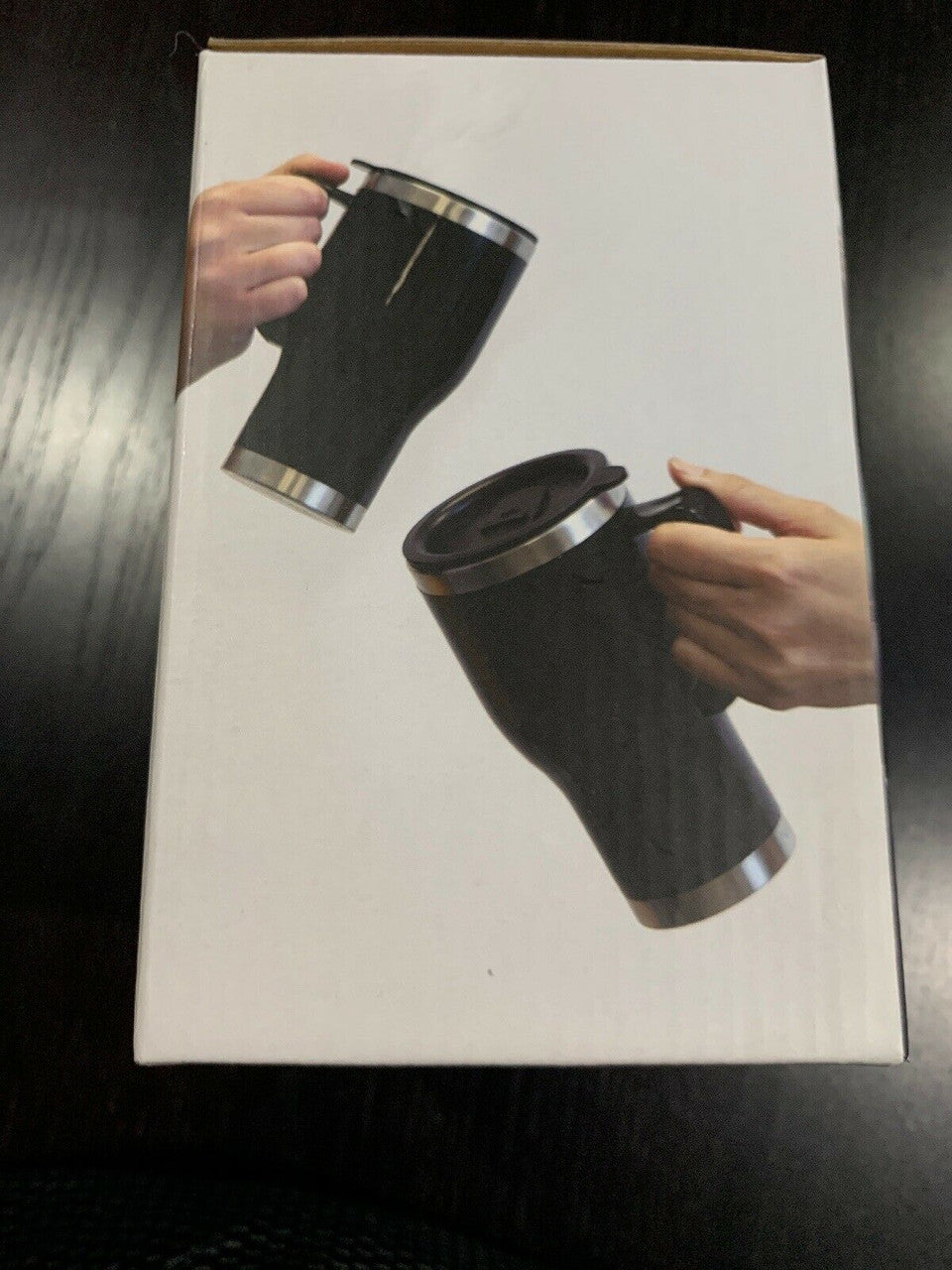 Sharper Image Heated Travel Mug Set Pack Stainless Steel