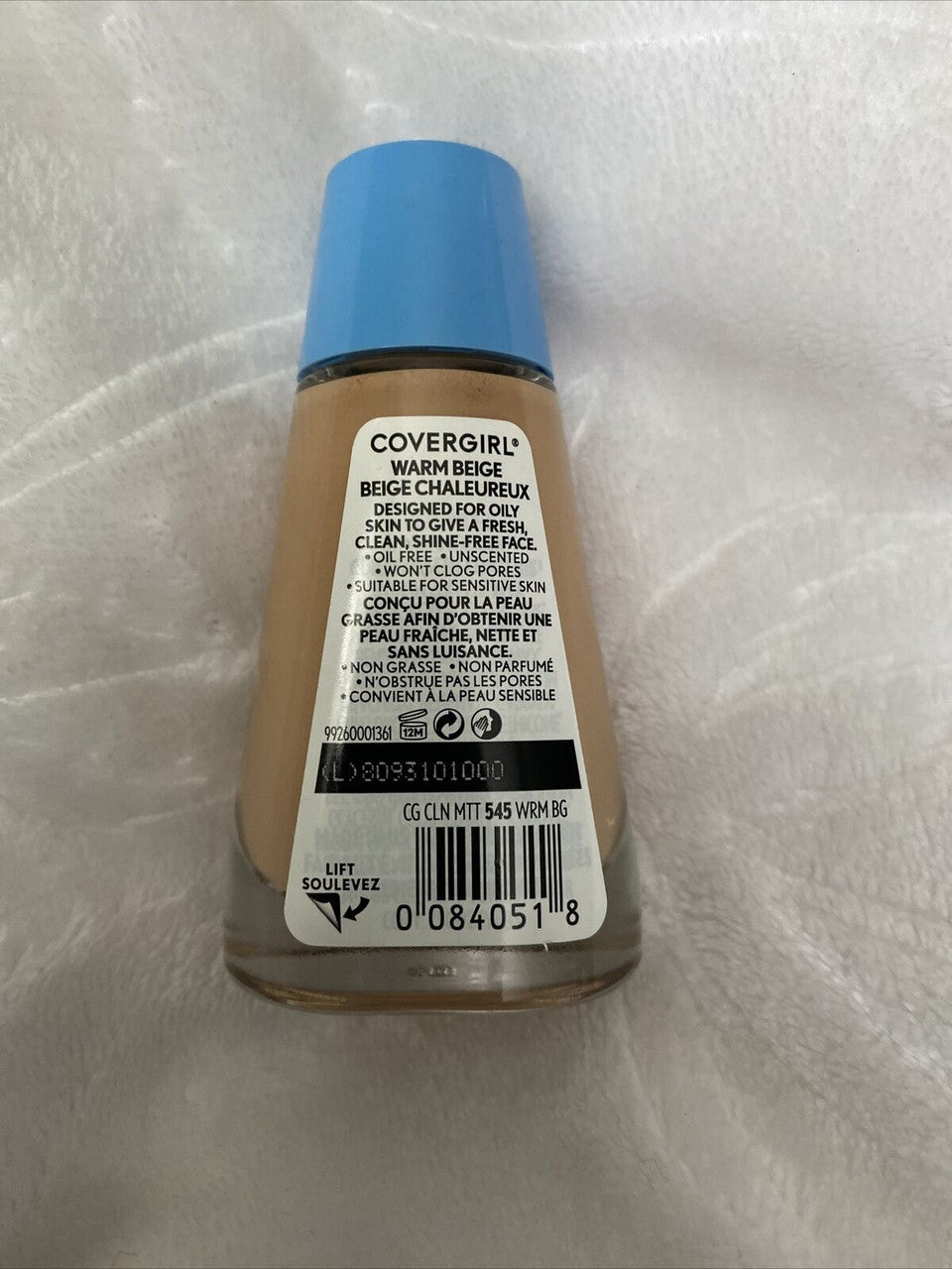 COVERGIRL CLEAN OIL CONTROL LIQUID FOUNDATION 545 WARM BEIGE