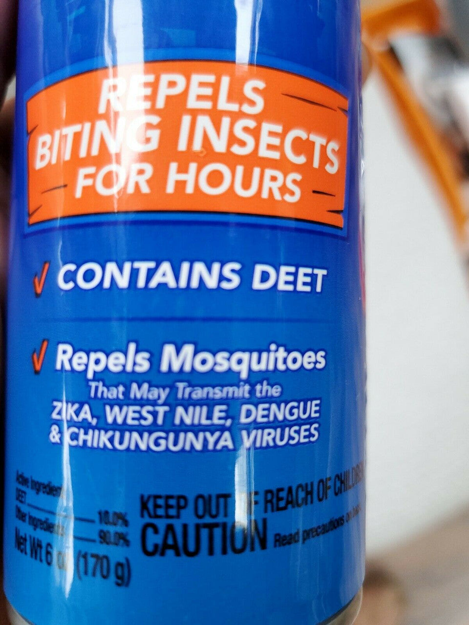 Cutter Unscented INSECT REPELLENT SPRAY Mosquitoes Flying Biting Bugs 6 oz 51020
