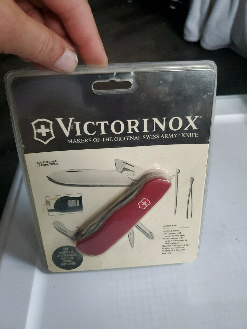 Original Victorinox "Adventurer" Swiss Army Knife Slide-Locking Model