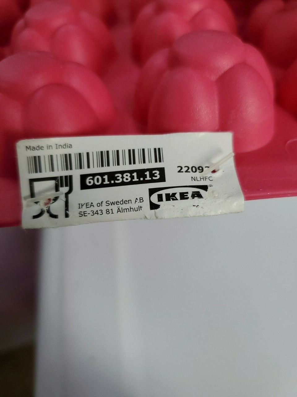 IKEA Flower Ice Cube Tray Mold 16 Cavity Pink. Used