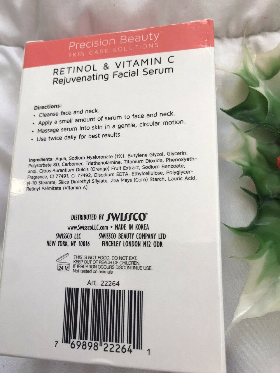 Precision Beauty Retinol & Vitamin C Rejuvenating Facial Serum 1.0 oz / 30 ml