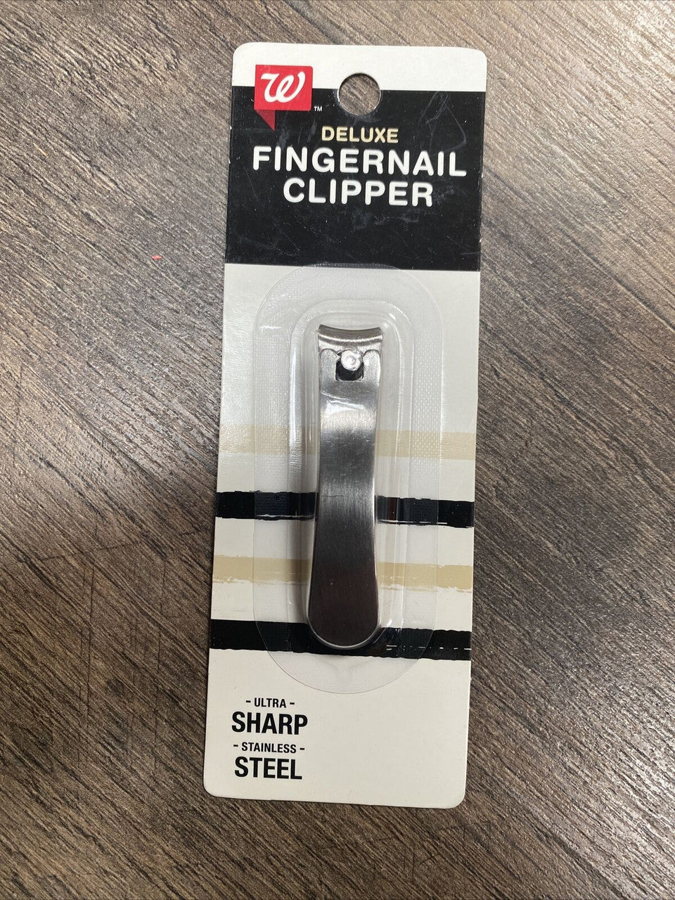 Walgreens Deluxe Fingernail Clipper Ultra Sharp And Stainless Steel