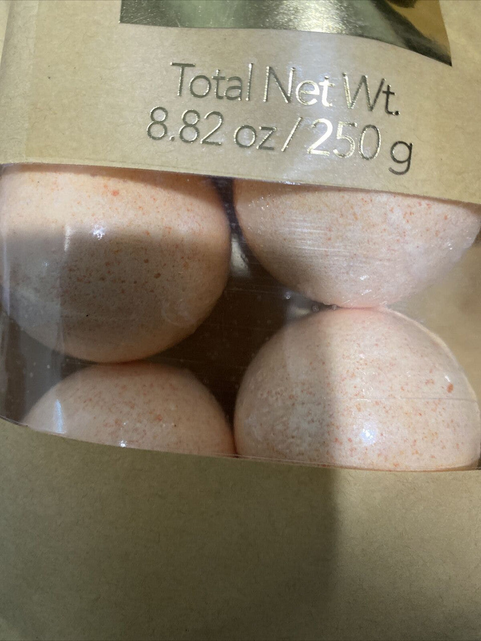 Simple Pleasures Pumpkin Latte scented bath fizzers 5 pack