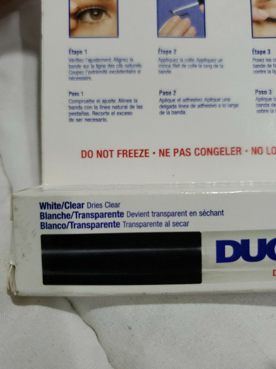 1 DUO Quick Set Striplash Adhesive Eyelash glue " 5g White / Clear " *Joy's*