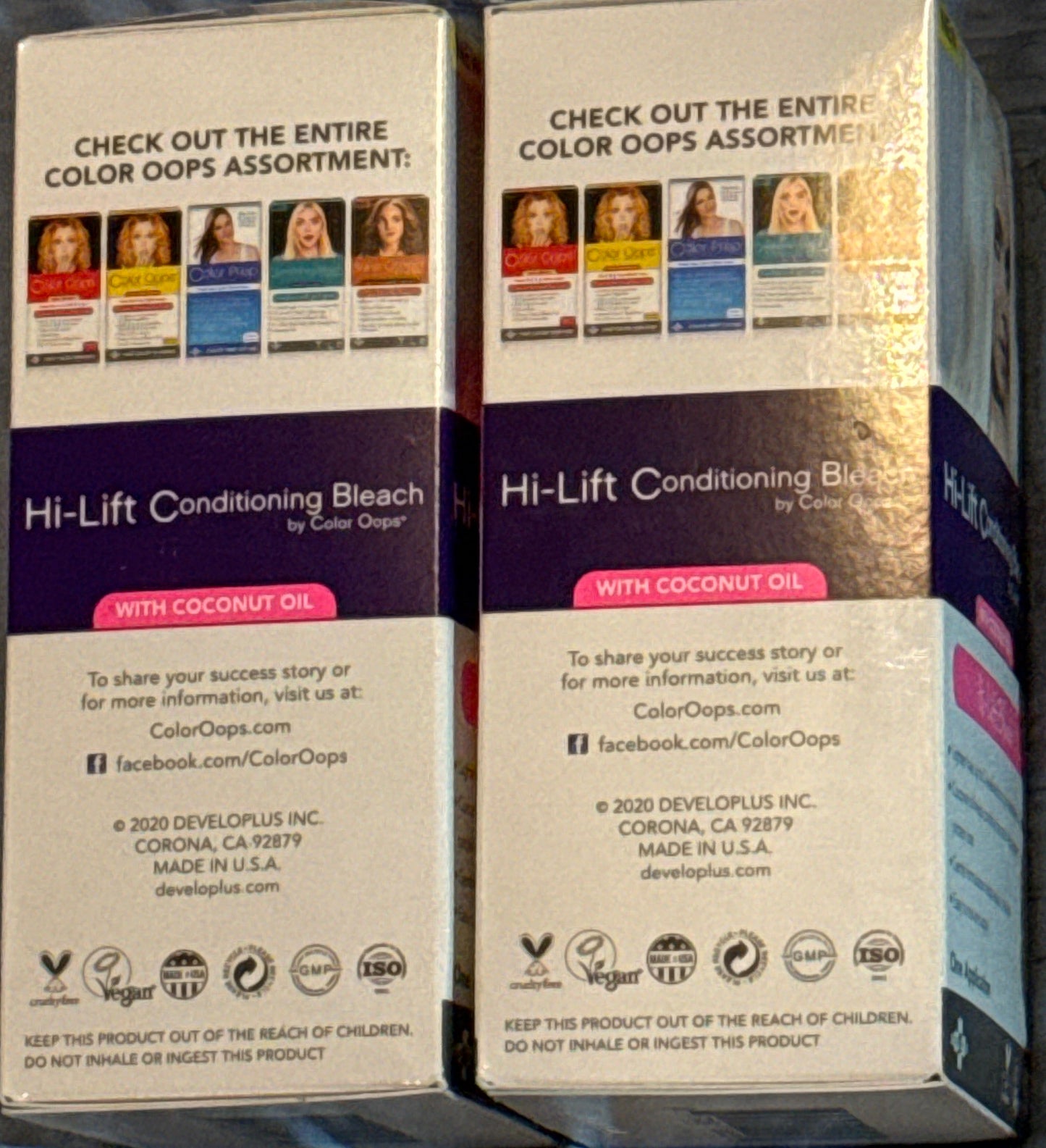 Hi-Lift Conditioning Bleach Kit with conditioning oils for hair lightening and moisture support