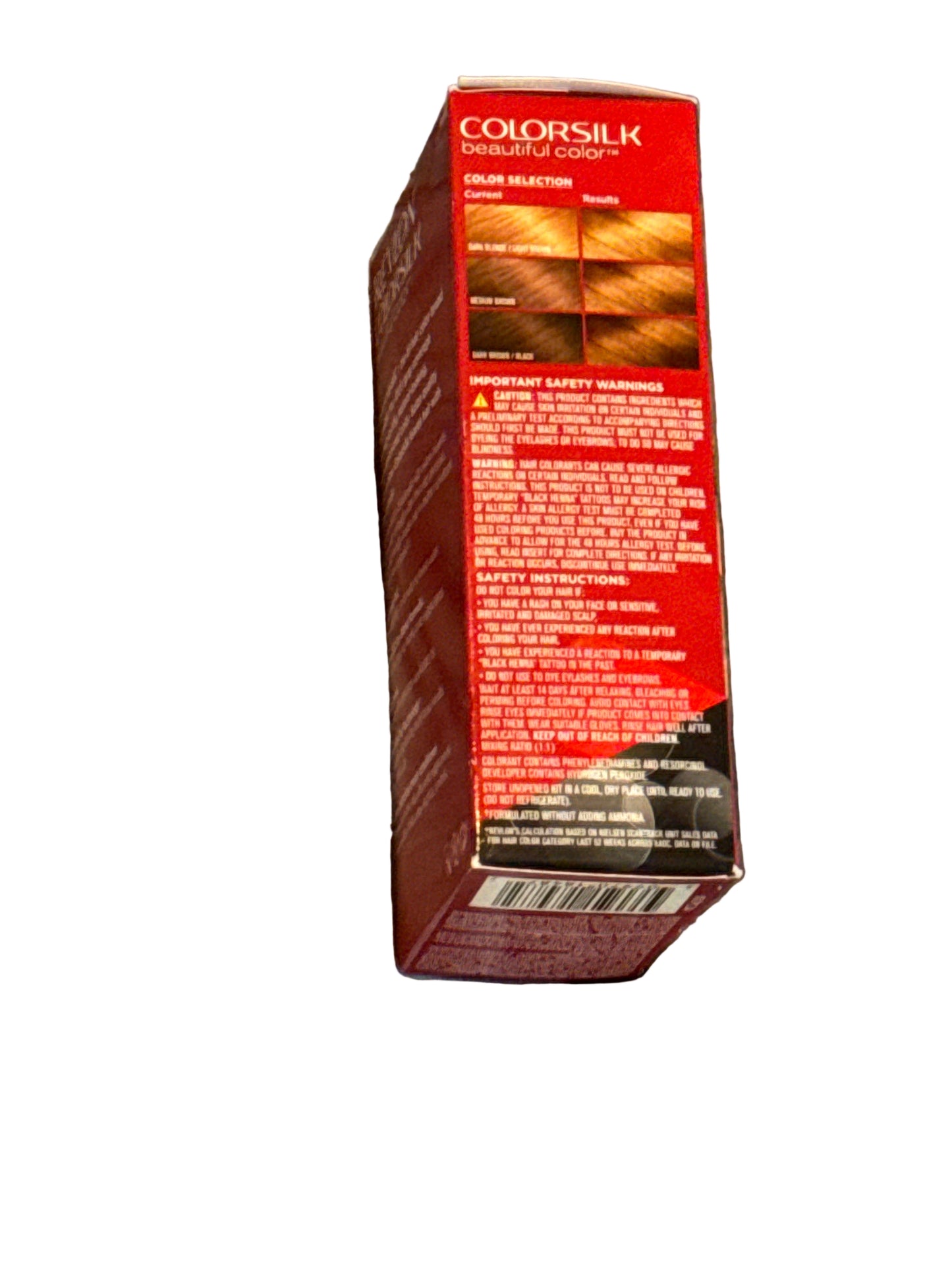 Revlon ColorSilk Beautiful Color 57 Lightest Golden Brown permanent hair color packaging