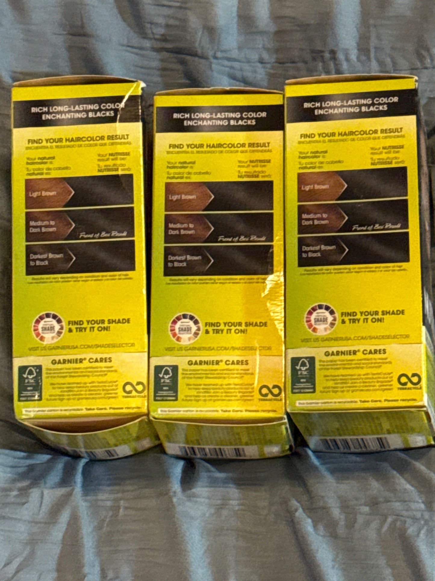 Garnier Hair Color Nutrisse Nourishing Creme Permanent Hair Dye #11 Blackest Blk