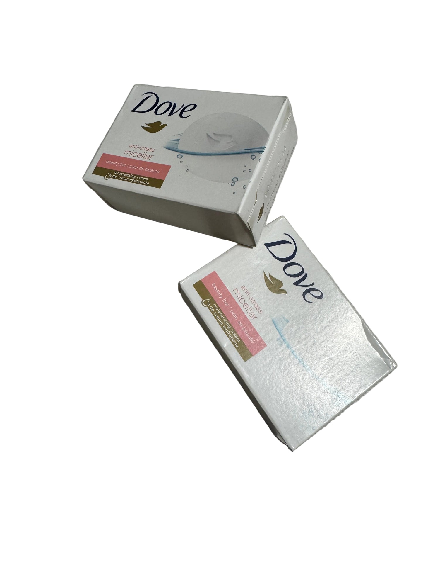 Dove Micellar Anti-Stress Beauty Bar 4 oz Set of 2 Discontinued Sealed