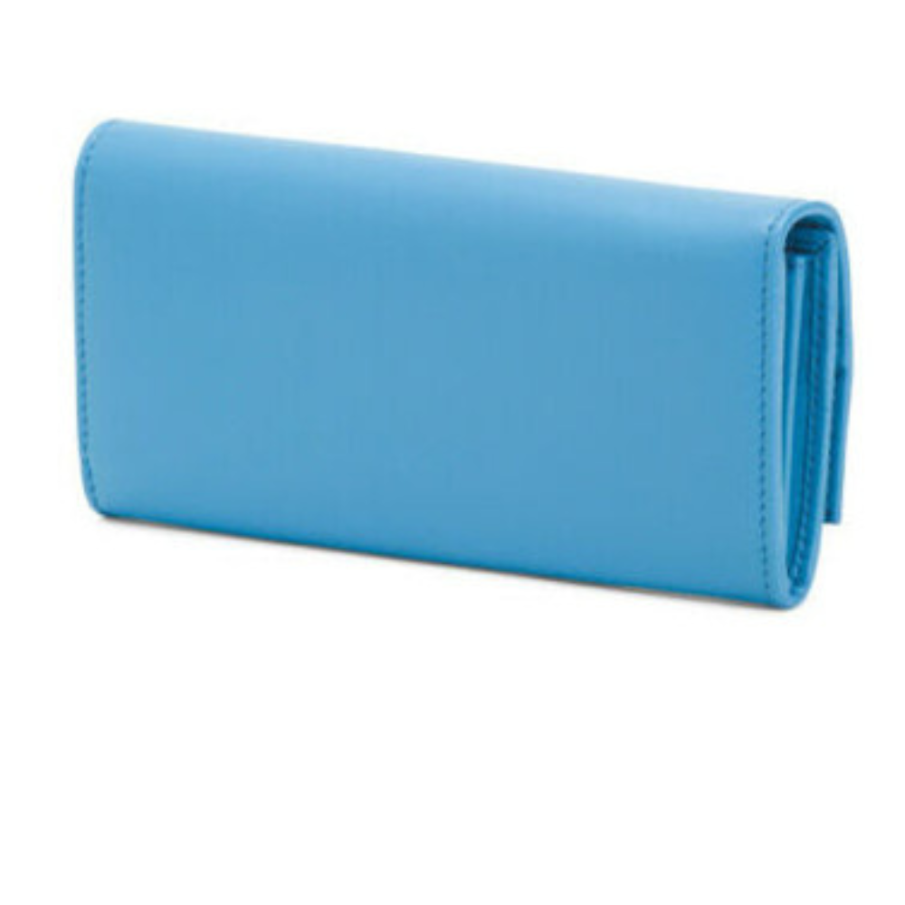 Escada Heart Wallet Leather Anquilla ( blue ) ITAALE