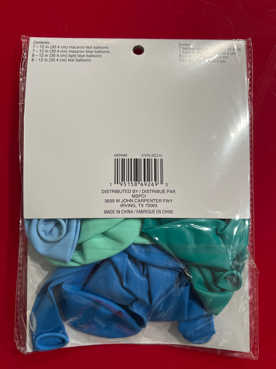 Celebrate it Balloons 30 pcs 12" Light Blue Teal Macaron teal and blue