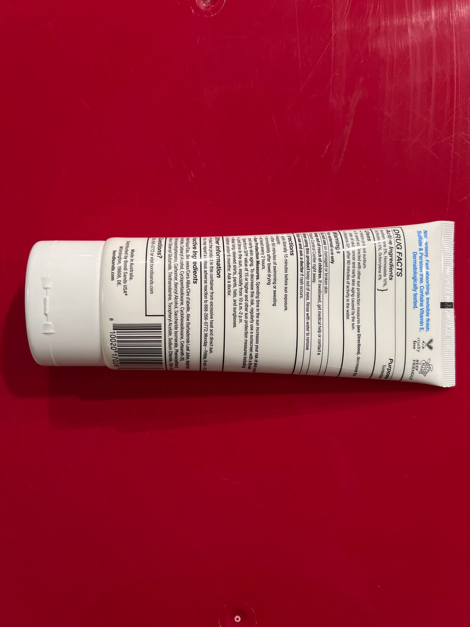 Bondi Sands SPF50 Sunscreen Lotion Very Water Resistant 80 minutes