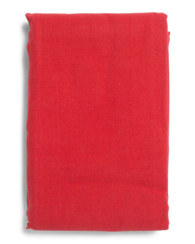 Holiday Essential Dining Tablecloth 60" x 90" Red APRIL CORNELL