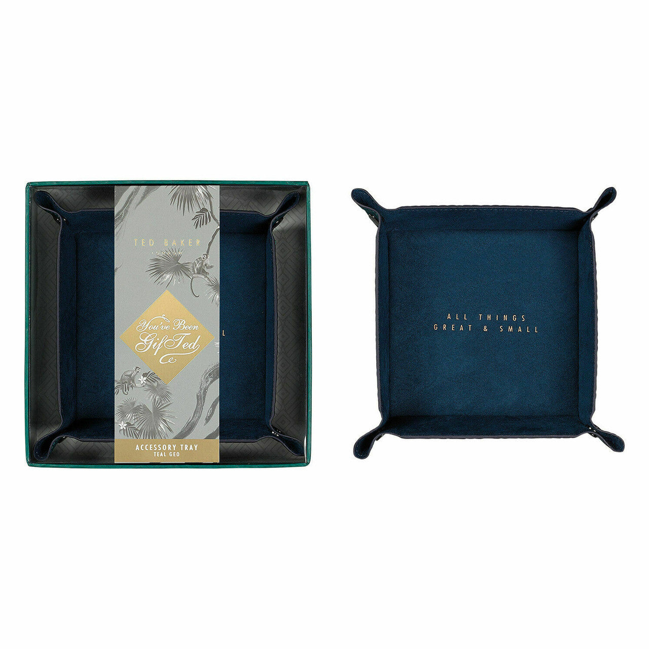 Teal Green Geo Accessory Tray Ted Baker