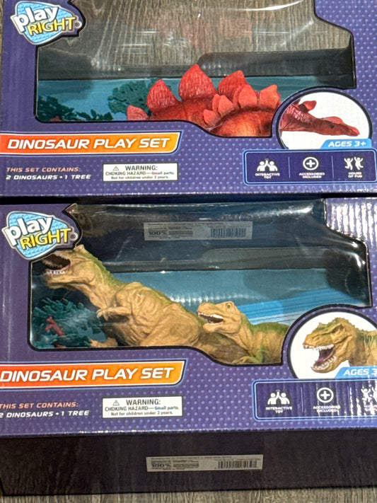 Play RightStegosaurs Dinosaurs W/Tree Interactive Sets