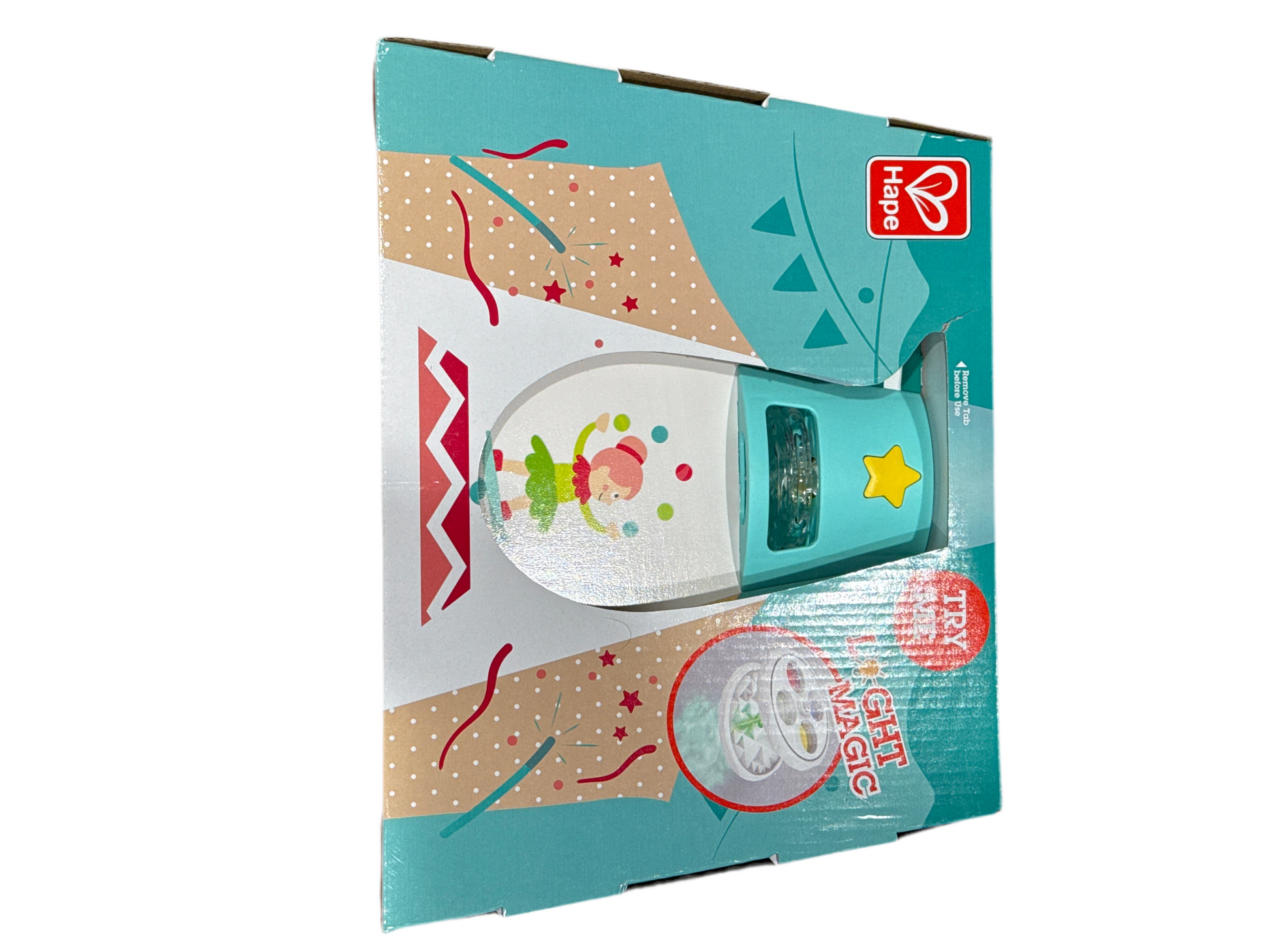 Light Up Circus Activity Cube with colorful circus characters, light and sound effects, designed for toddlers 18 months and up