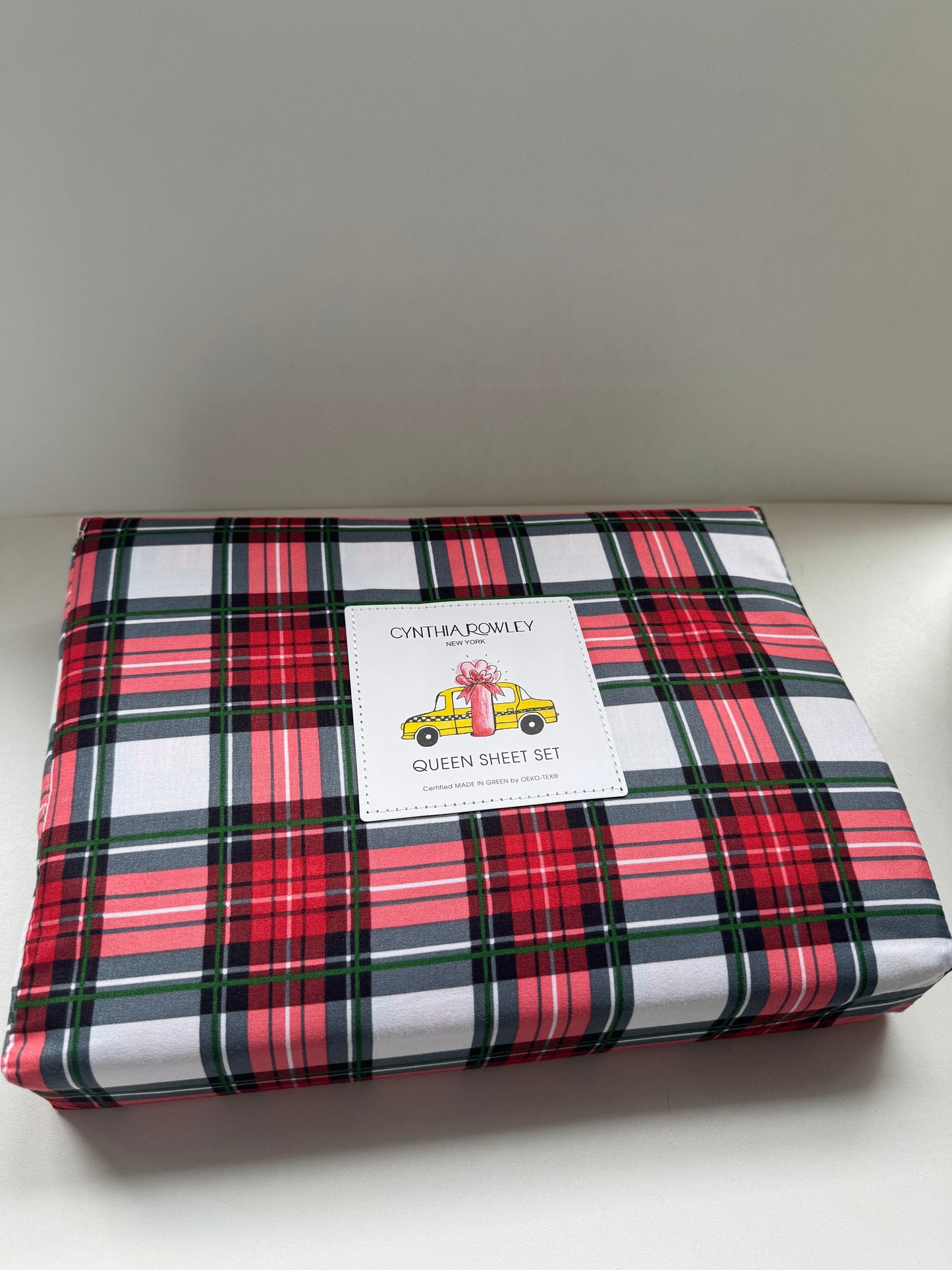 Plaid Queen 4pc Sheet Set – Cozy Festive Bedding