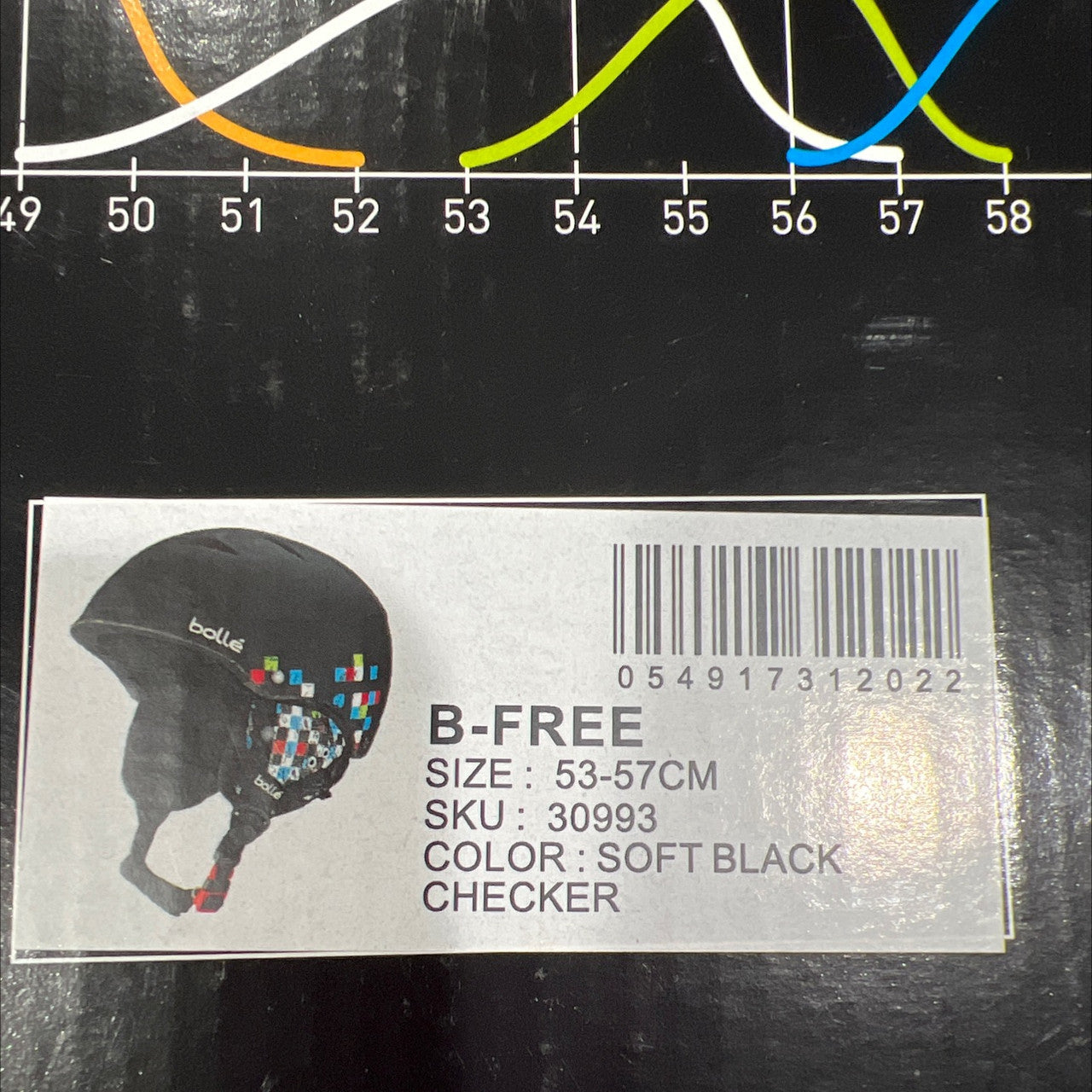 Bolle B-Free Ski Helmets, Soft Black Checker, 53-57 cm