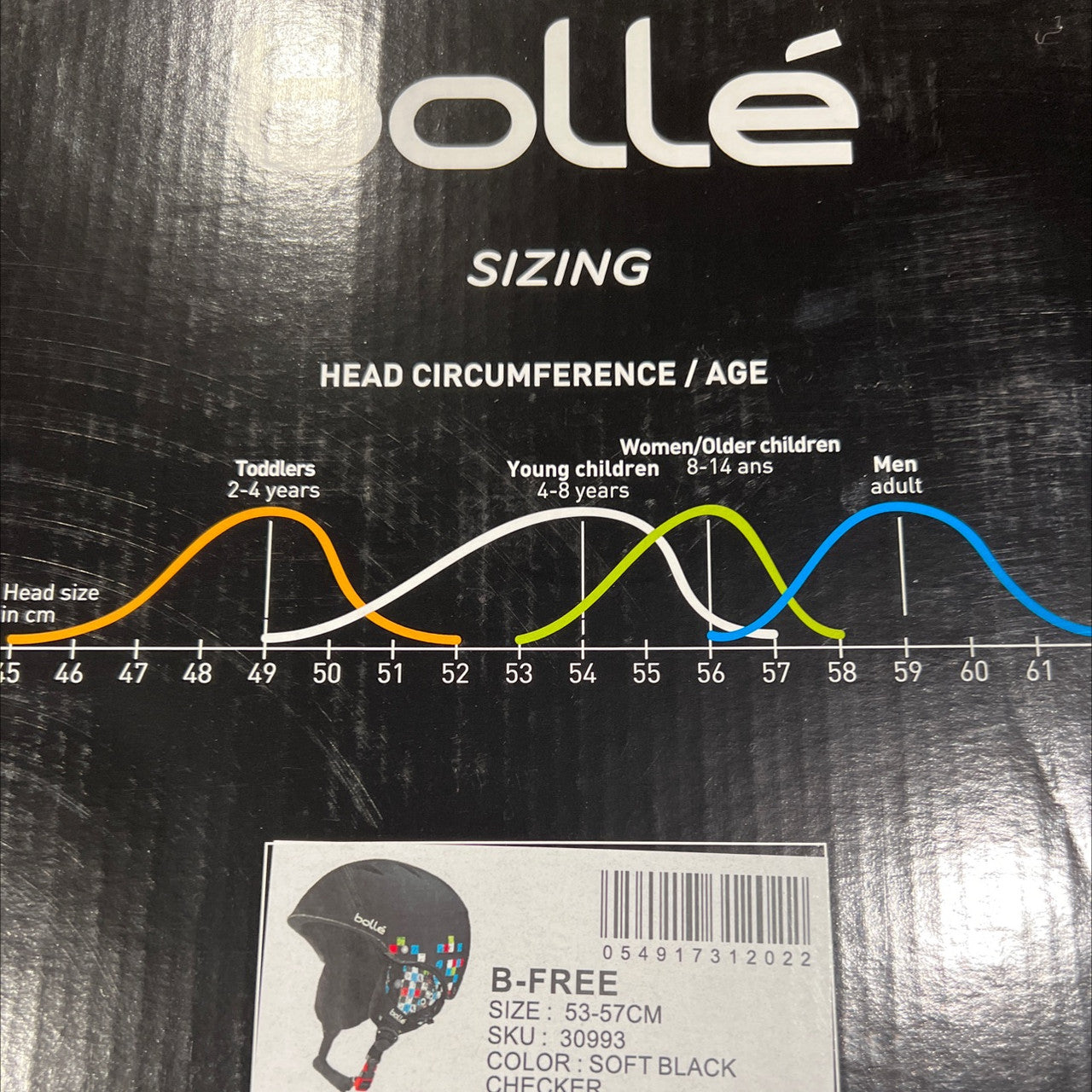 Bolle B-Free Ski Helmets, Soft Black Checker, 53-57 cm