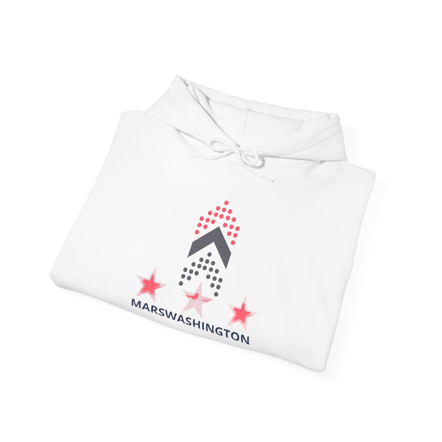 Unisex ITAALE MARSWASHINGTON hoodie with minimalist logo and kangaroo pocket