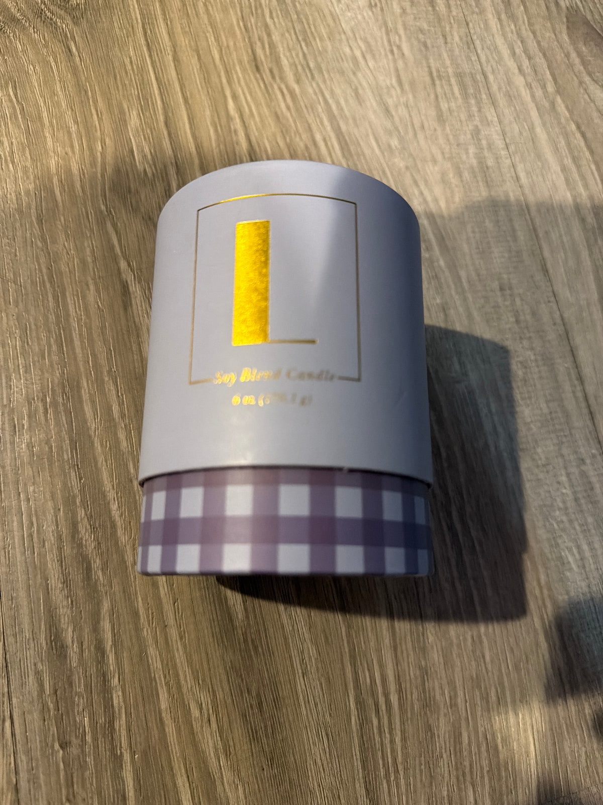 Modern Expressions Letter L Monogram Soy Blend Candle, 6 oz