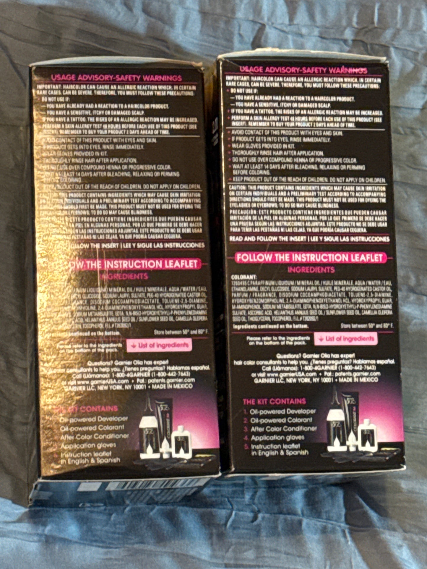 Garnier Olia Oil-Powered Permanent Color - 2.11 Platinum Black (2 Pack) Sealed