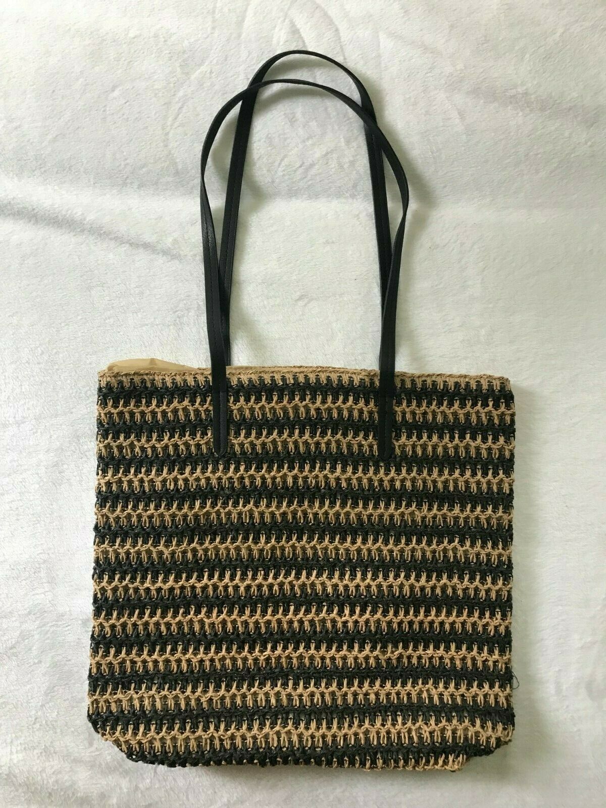Time and Tru 2351 Beach Packable One Size Tote Reusable Bags Fashion Style