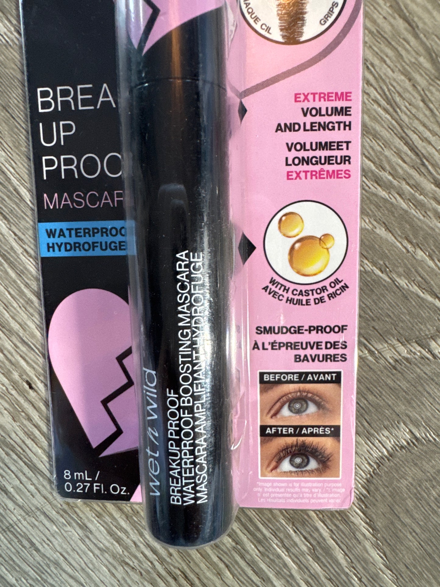 wet n wild Mascara Volumizing, Conditioning, Lengthening, Thickening, Waterproof, Smudge-Proof, Non-Clumping, Cruelty-Free & Vegan - ultra black